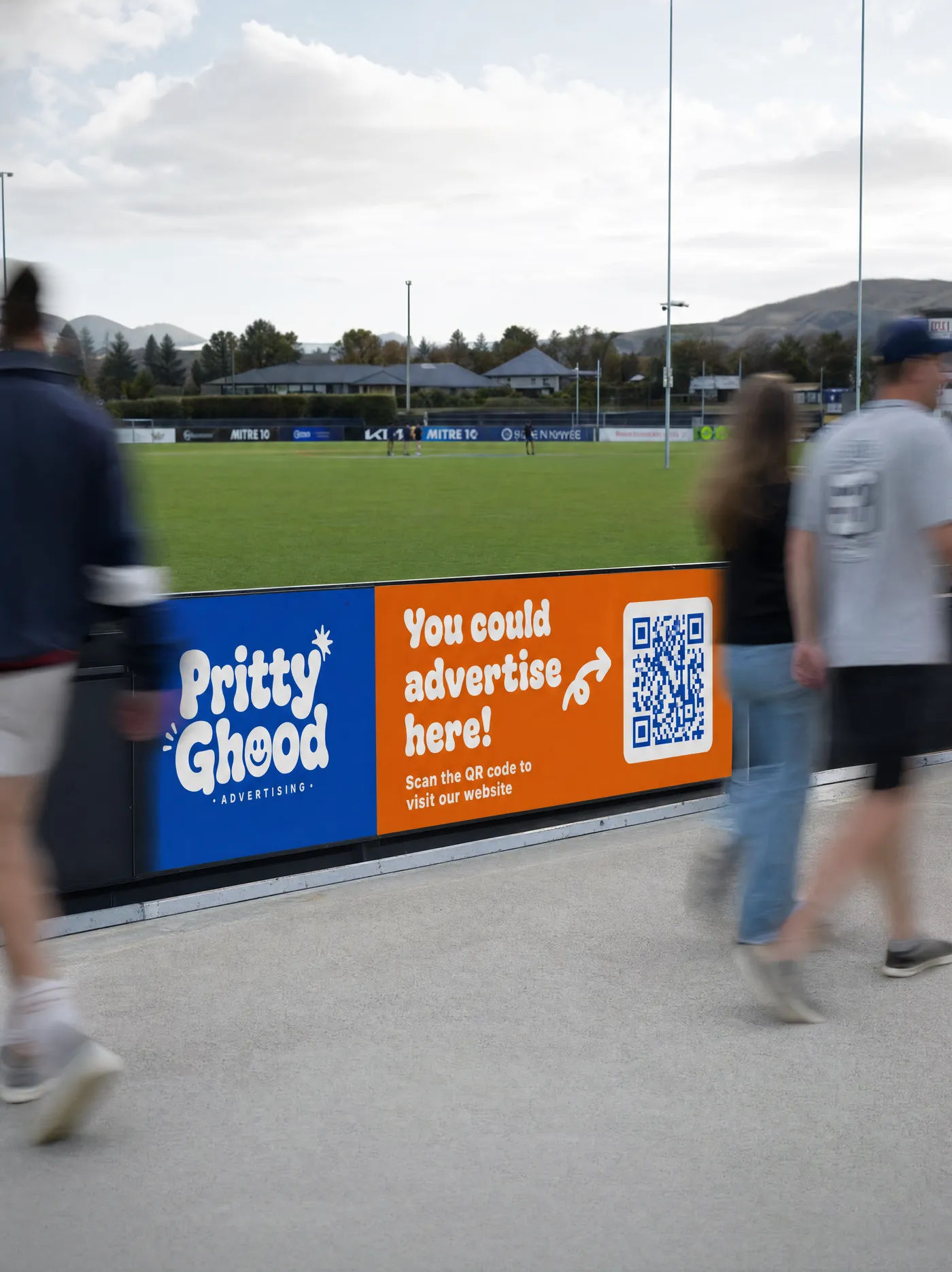 Sports fields example placement